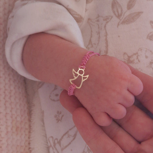 Подарък за новородено бебе момиче злато, злато за бебе, златна гривна за бебе, подаръци за дете момиче за рожден ден злато кръщене, луксозен подарък за бебе, подарък за погача на бебе злато, подарък при раждане на бебе