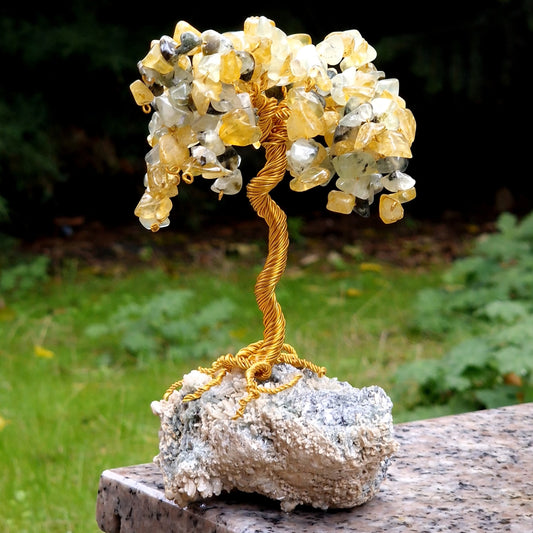 Дръвче с естествени камъни розов кварц, дръвчета с полускъпоценни естествени камъни, дървото на дома и късмета, дърво на любовта и семейството, дървото на живота, дръвчета с камъни, дръвче с кристали, подарък уникат, уникални подаръци за човек който си има всичко