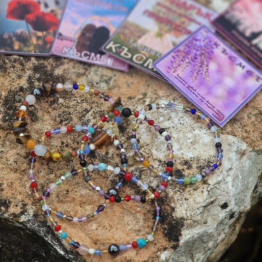 Подаръци на едро, Подаръци за Коледа, подаръци за приятелки, подаръци за 8 март, подаръци за жени ръчна изработка гривни от естествени и кристали, талисмани за ксмет, талисмани за любов, талисман за защита,