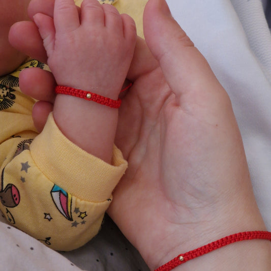 Подарък за бебе злато, подарък за новородено бебе, Златна гривна с червен конец, злато конец гривна бебе дете дамска гривна злато конец мъжка гривна конец злато