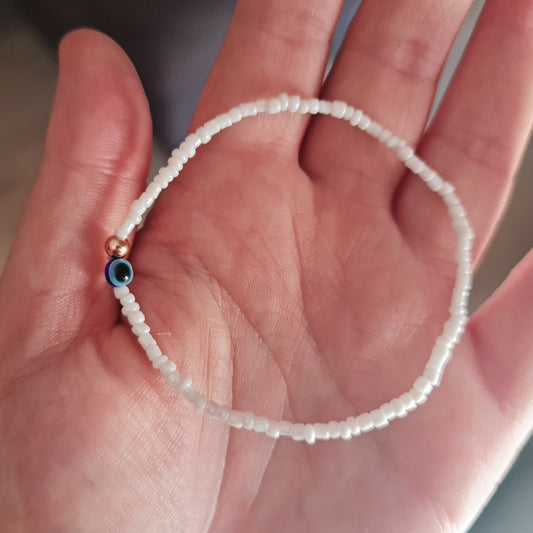 Сребърна гривна синьо око, гривни със синьо око, синьо око окото на назар дамски гривни синьо око, мъжки гривни синьо око, детски гривни синьо око, бяла гривна, бижута със синьо око