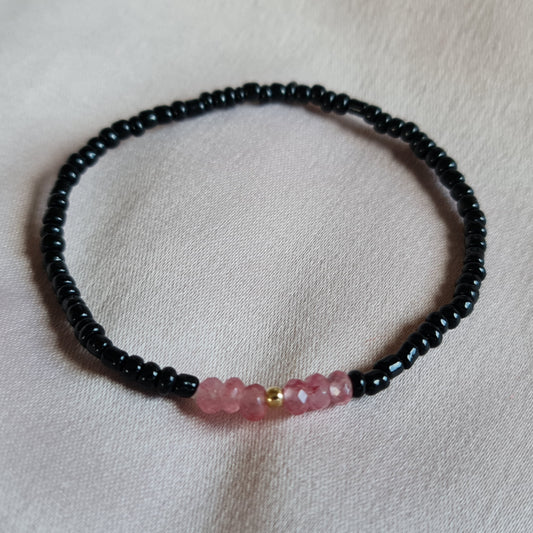 Гривни с турмалин, бижута с турмалин, гривна с турмалин, естествен камък турмалин