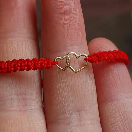 Златни гривни с червен конец за бебе, златно сърце, злато червен конец подарък за бебе кръщене, дете, бебешки златни гривни с конец, червен конец за бебе дете, луксозни подаръци за бебе дете