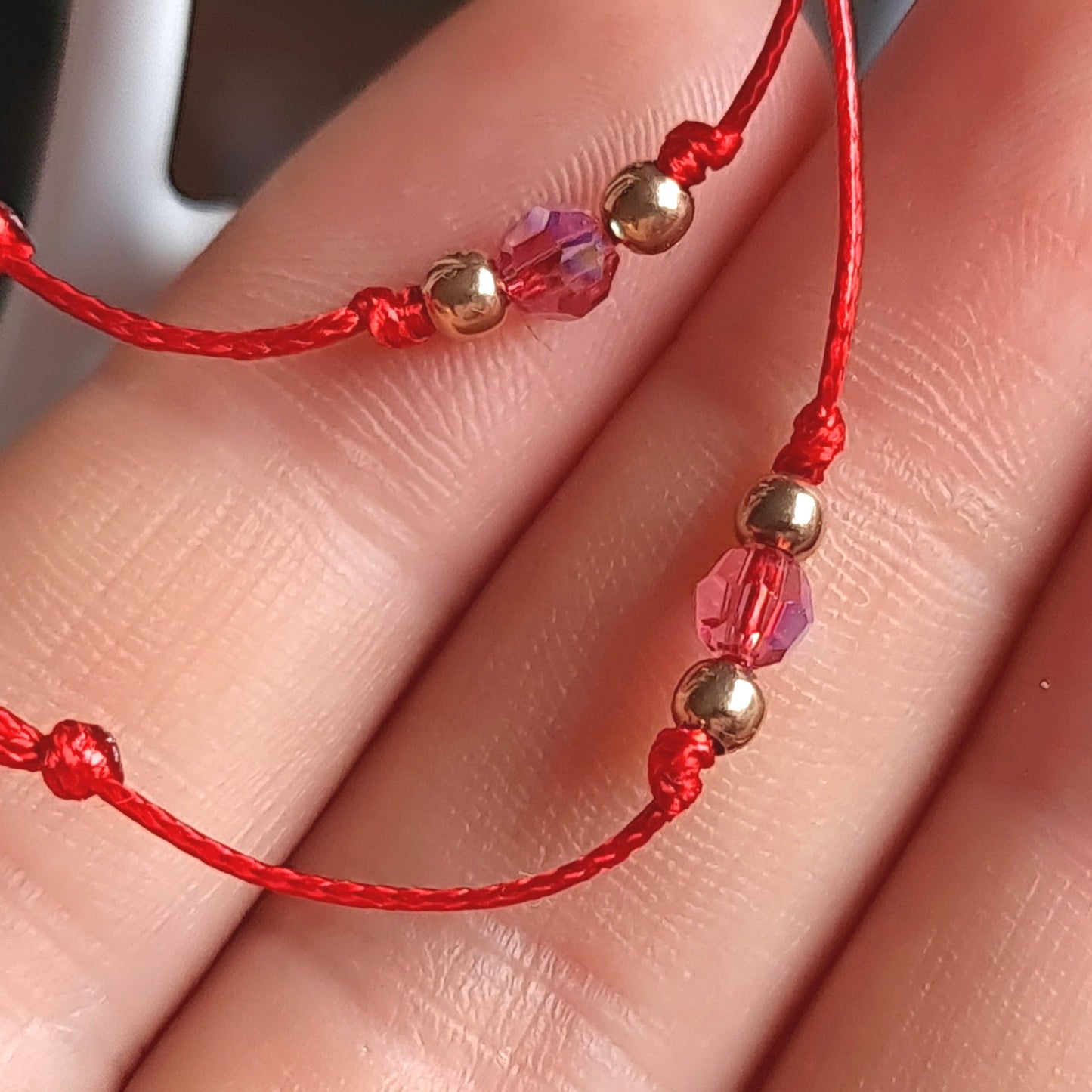 Подаръци за Мама и Бебе или Дете Комплект Две Гривни с Камъчета Swarovski