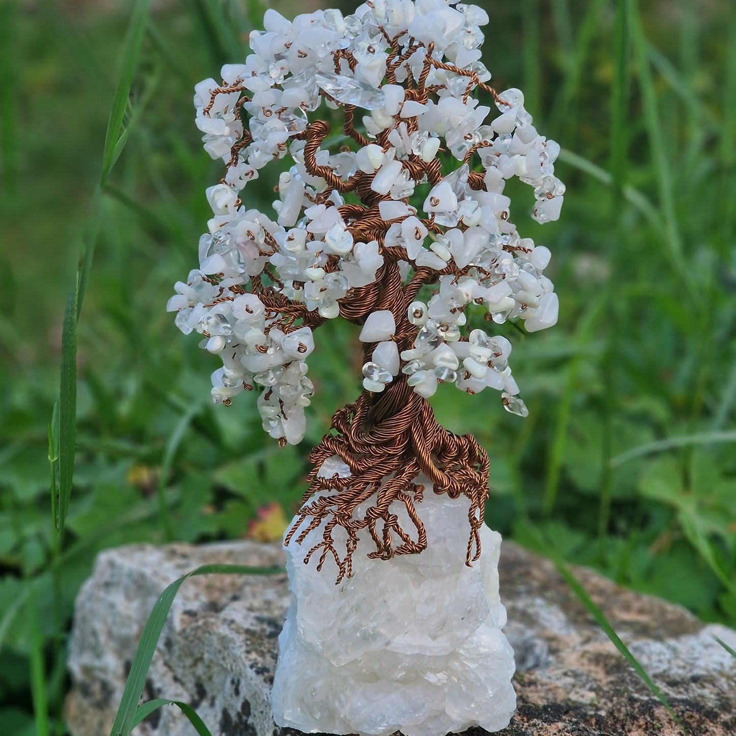 Луксозни подаръци за рожден ден юбилей мъже и жени, дървото на дома, дървото на живота от естествени полускъпоценни камъни 