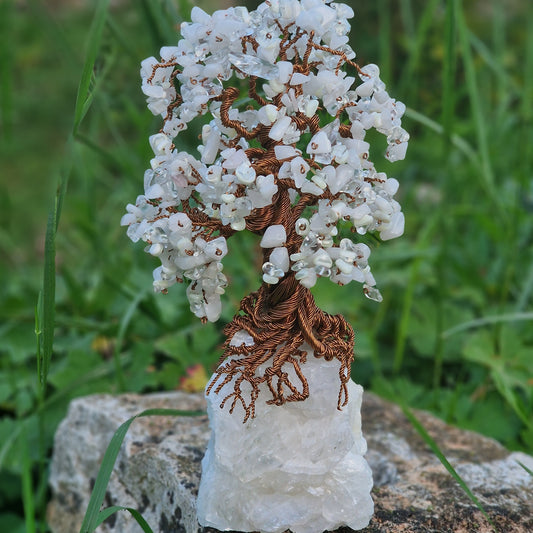 Луксозни подаръци за рожден ден юбилей мъже и жени, дървото на дома, дървото на живота от естествени полускъпоценни камъни 