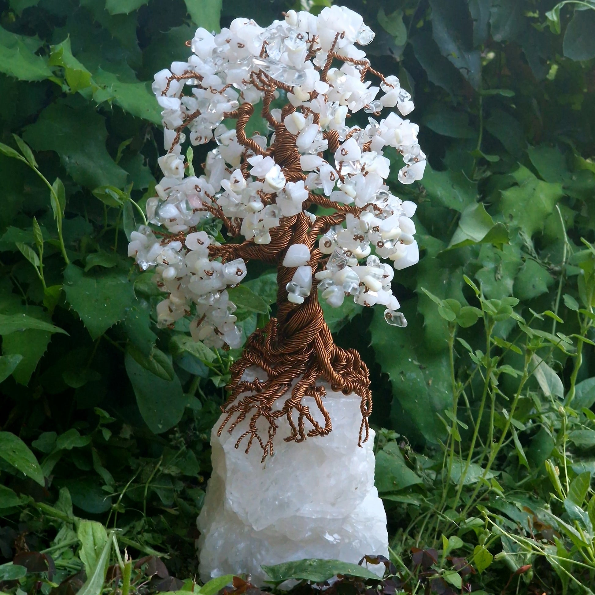 Луксозни подаръци за рожден ден юбилей мъже и жени, дървото на дома, дървото на живота от естествени полускъпоценни камъни 