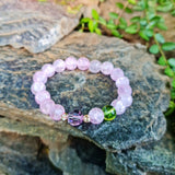 гривни с розови камъни, естествен камък лунен камък, оливин, перидот, бижута с естествени камъни, уникални бижута, авторски бижута, дизайнерски бижута, sivona, значение цена свойства, бижута с розов камък